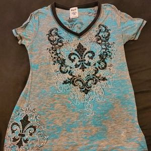 Vocal Blue Bling Shirt
